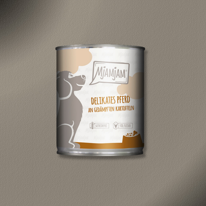 30x800g MjAMjAM delikates Pferd an gedämpften Kartoffeln