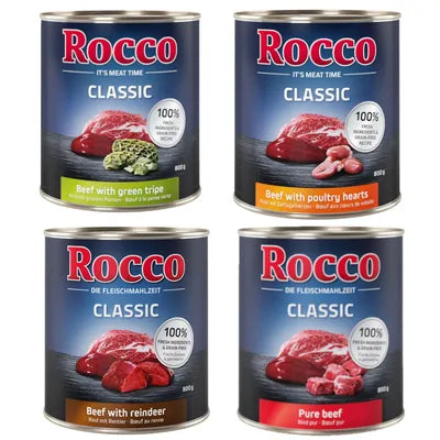 24x800g Rocco Classic Mix (4 Sorten)