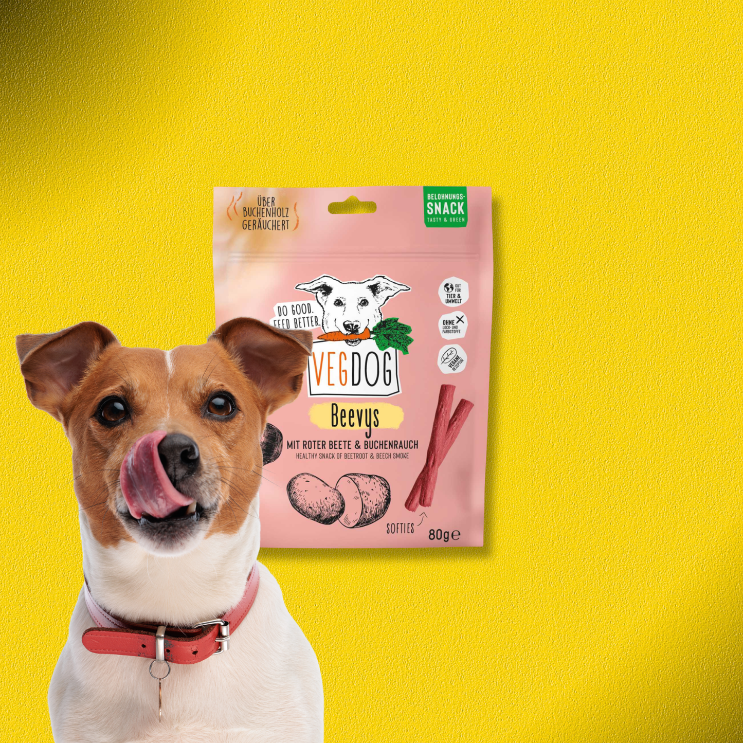 36x80g VegDog Beevys