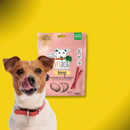 36x80g VegDog Beevys