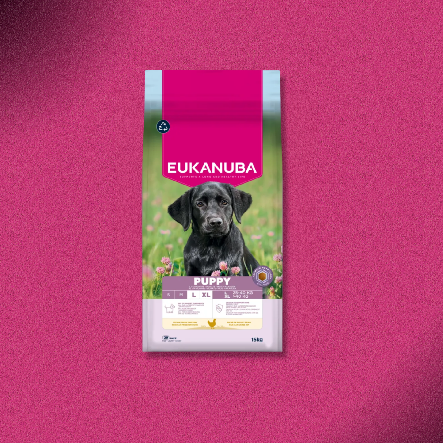 2x15kg Eukanuba Premium Nutrition Puppy Large & Giant Breed mit Huhn