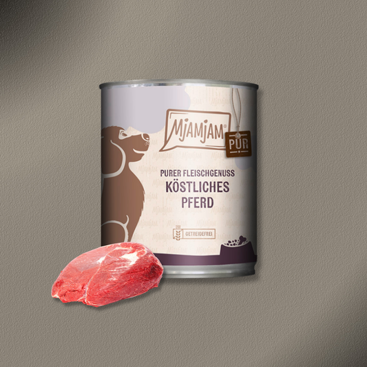 24x800g MjAMjAM purer Fleischgenuss - köstliches Pferd pur