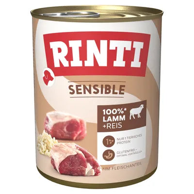 30x800g Rinti Sensible - Lamm & Reis
