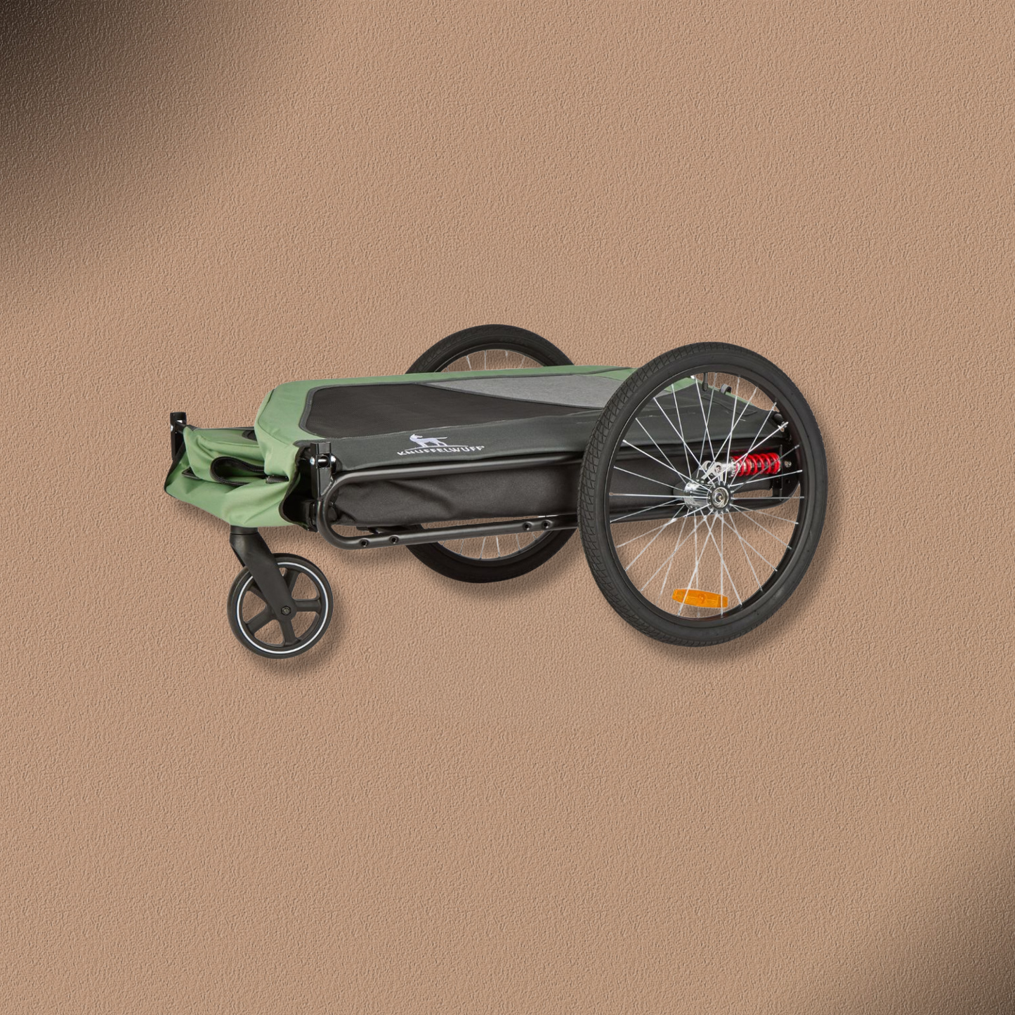 Knuffelwuff Cruvado - Fahrradanhänger und Buggy für sichere Ausflüge mit dem Fahrrad