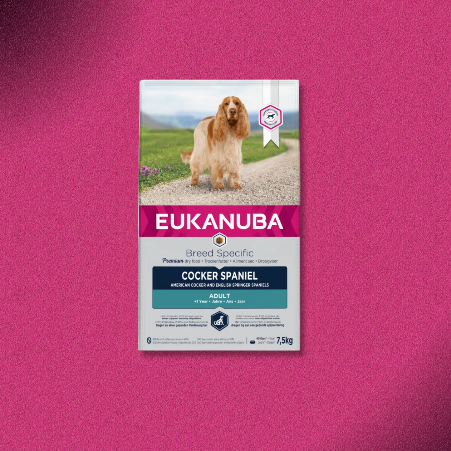 2x7,5kg Eukanuba Adult Breed Specific Cocker Spaniel