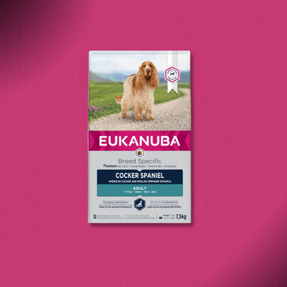 2x7,5kg Eukanuba Adult Breed Specific Cocker Spaniel