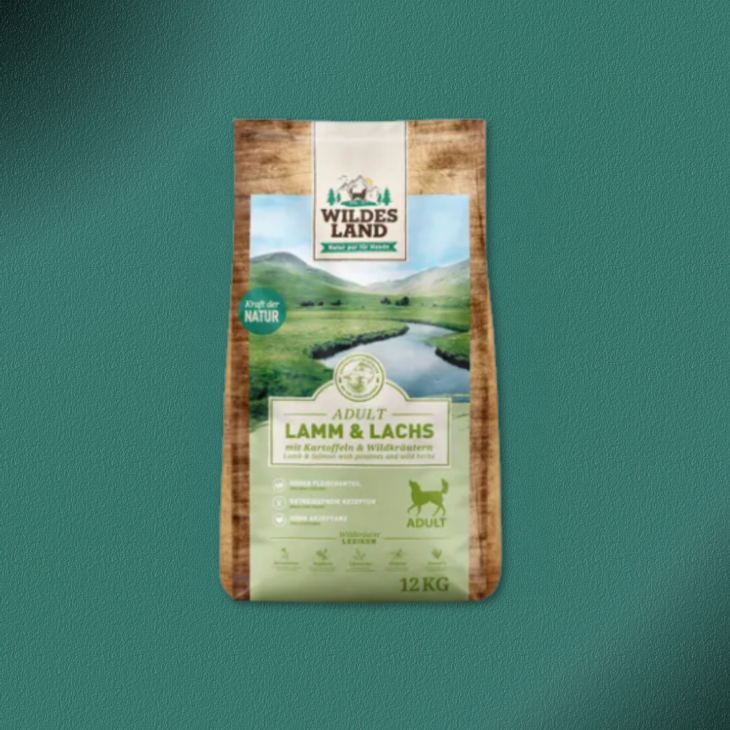 2x12kg Wildes Land Classic Adult Forelle & Lachs mit Kartoffel & Wildkräutern