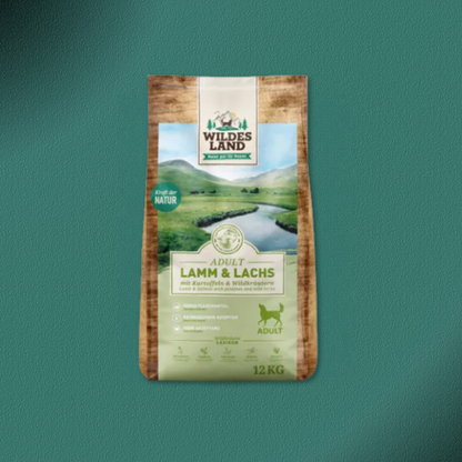 2x12kg Wildes Land Classic Adult Forelle & Lachs mit Kartoffel & Wildkräutern