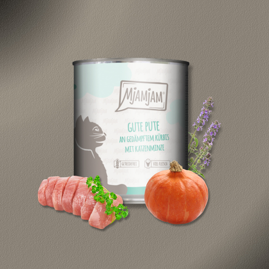 24x800g MjAMjAM gute Pute an gedämpftem Kürbis