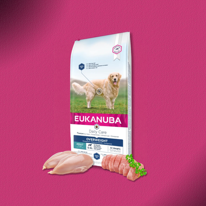 2x12kg EUKANUBA Trockenfutter Hund Daily Care Übergewichtig
