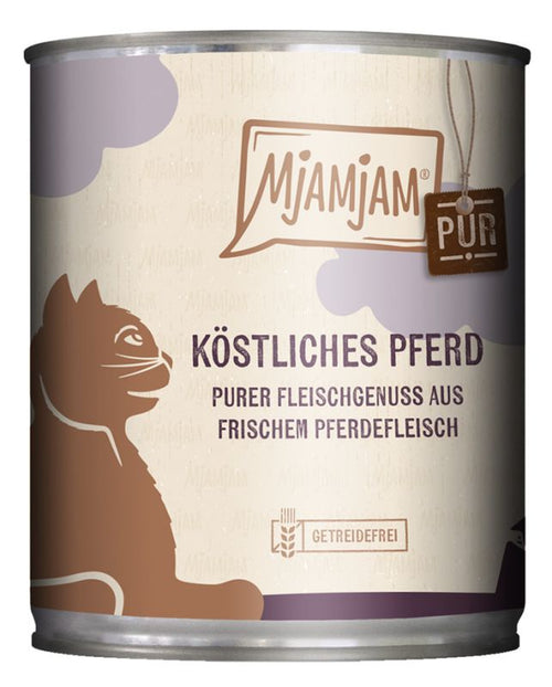24x800g MjamMjam purer Fleischgenuss - köstliches Pferd pur