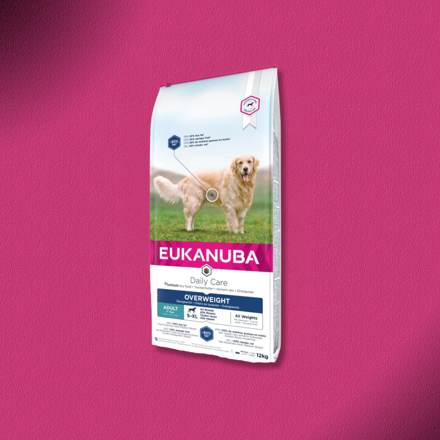 2x12kg EUKANUBA Trockenfutter Hund Daily Care Übergewichtig