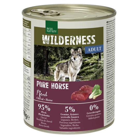 36x800g Real Nature Wilderness Adult - Pure Horse