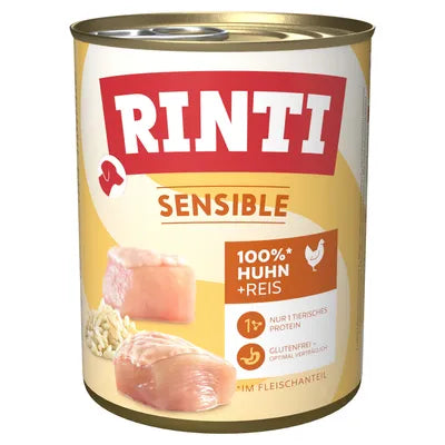 30x800g Rinti Sensible - Huhn & Reis