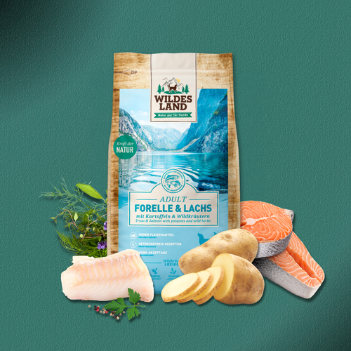 2x12kg Wildes Land Adult Lamm & Lachs mit Kartoffel