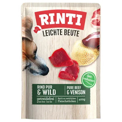 30x400g Rinti Leichte Beute Rind + Wild Pur