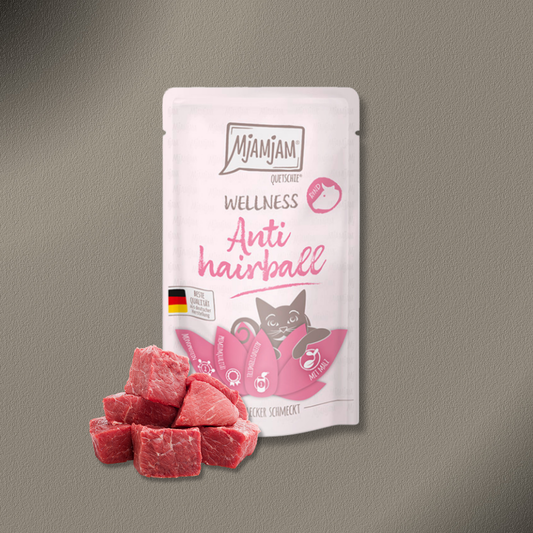36x125g MjAMjAM - Wellness - Anti Hairball - Rind