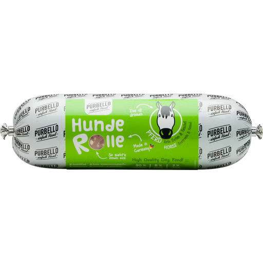 15x800g PurBello Hundewurst - Pferd