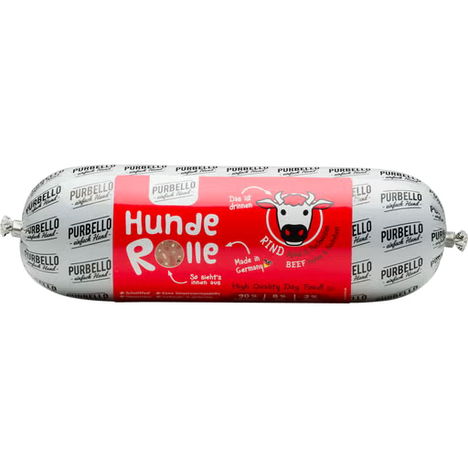 15x800g PurBello Hundewurst - Rind