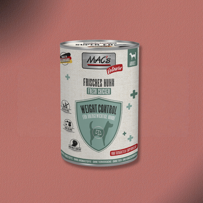 6x400g MAC's Dog Vetcare Weight Control - Huhn