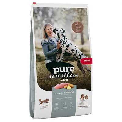 2x12,5kg Mera Pure Sensitive Adult Truthahn & Kartoffel getreidefrei
