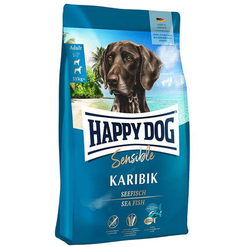 2x11kg Happy Dog Sensible Trockenfutter , Karibik