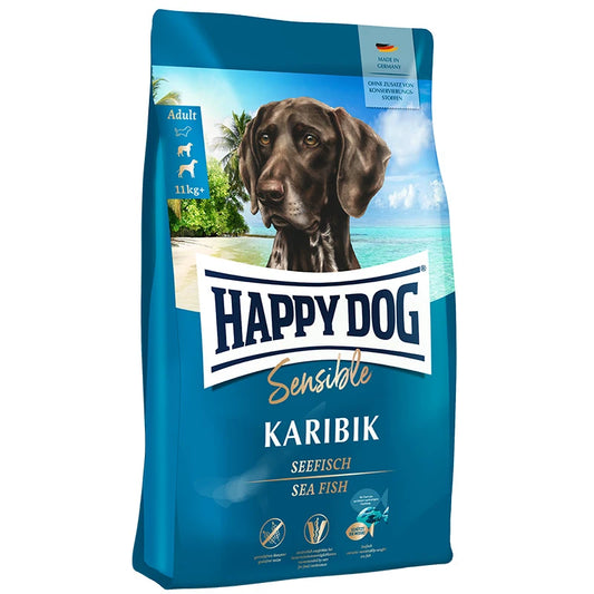 2x11kg Happy Dog Sensible Trockenfutter , Karibik
