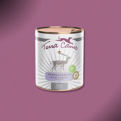6x800g Terra Canis Hypoallergen Antilope mit Kartoffel