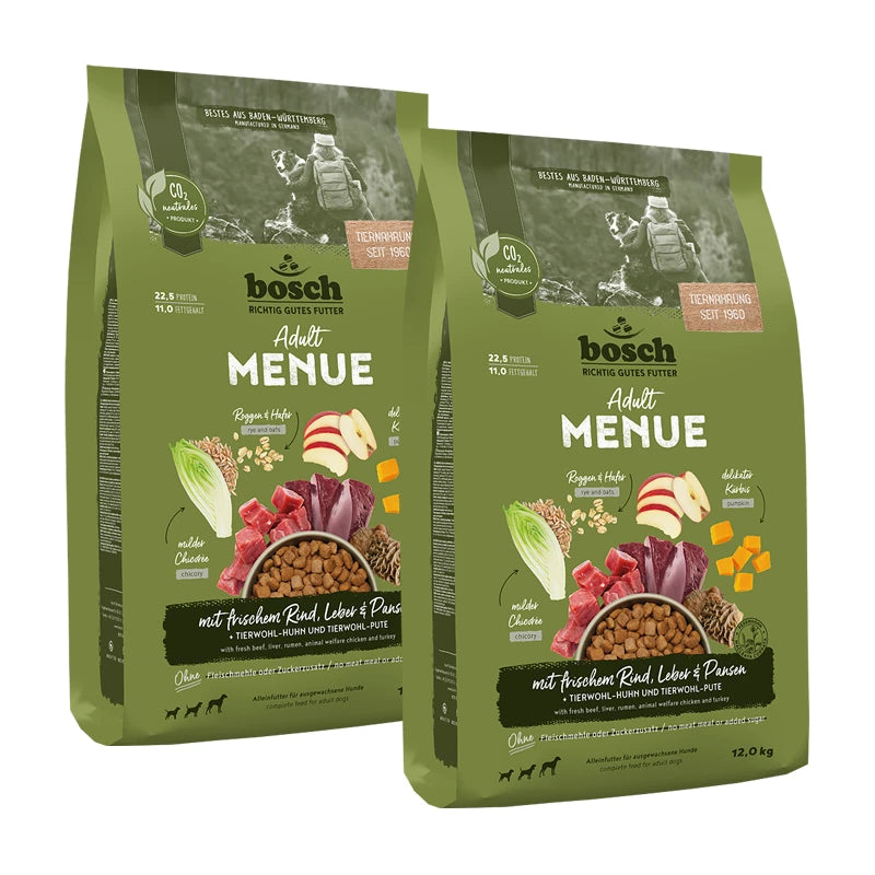 2x12kg Bosch HPC Adult Menue Rind