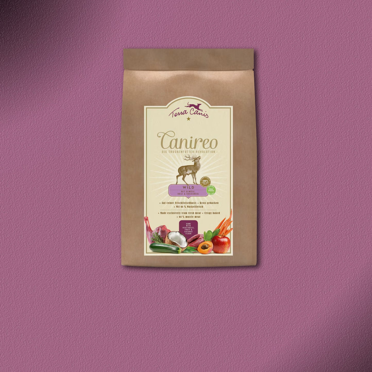 3x5kg Terra Canis Canireo Wild mit Gemüse & Beeren