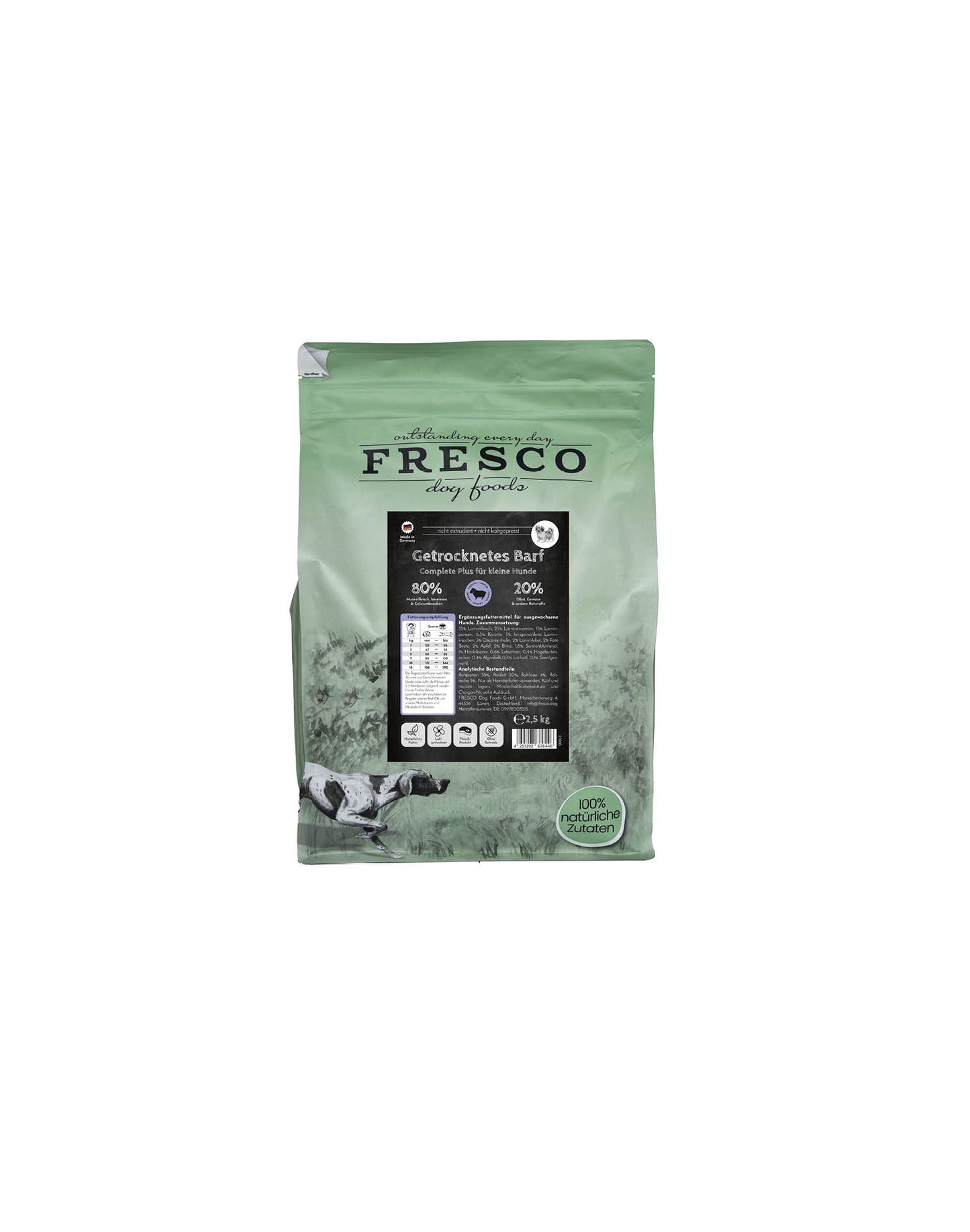 3x2,5kg TrockenBarf Complete Plus Lamm (für kleine Hunde)