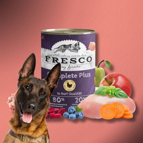 30x800g Fresco Complete Plus Huhn (haltbares B.A.R.F.)