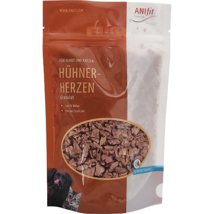 3x50g Anifit Hühnerherzen-Granulat