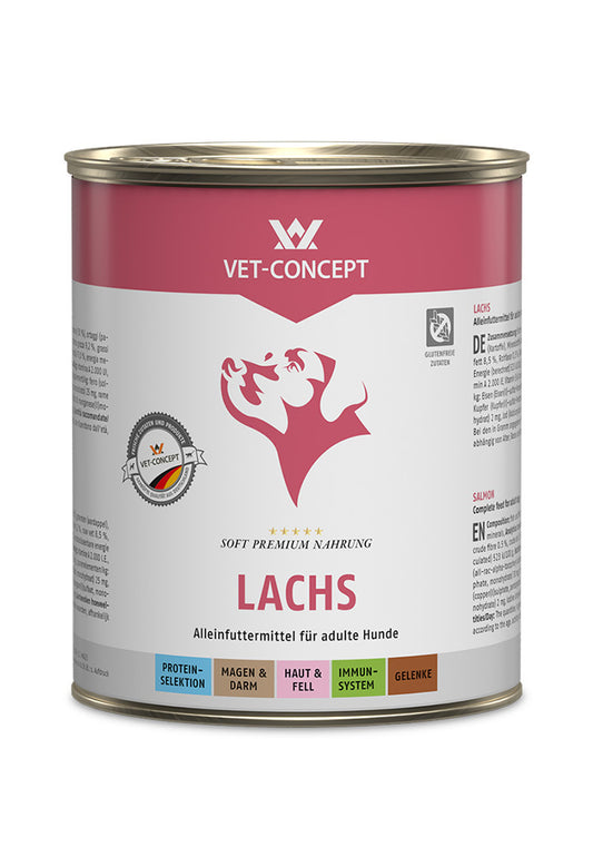 30x800g Vet Concept Hundemenü  - Lachs