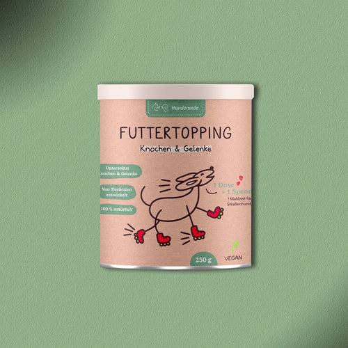 Hunderunde  Futtertopping Knochen & Gelenke 250g