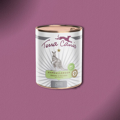 30x800g Terra Canis Hypoallergen Känguru & Pastinake