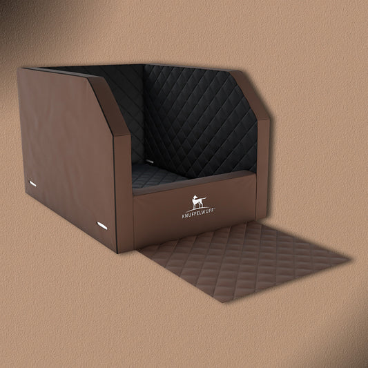 Knuffelwuff Cargo Hunde Auto Transportbox Sicherheit für den Hund und Sitzschutz für den Rücksitz