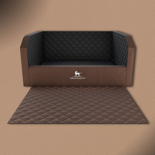 Knuffelwuff Cargo Hunde Auto Transportbox Sicherheit für den Hund und Sitzschutz für den Kofferraum