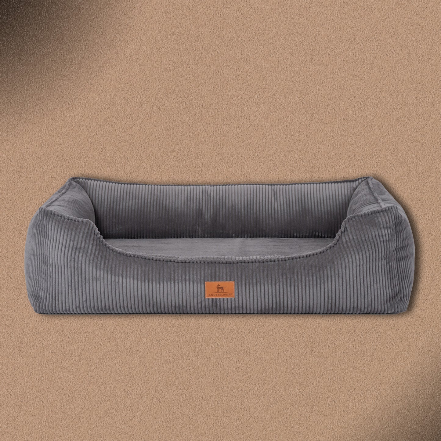 Knuffelwuff Orthopädisches Hundebett aus Cord mit Handwebcharakter Nunavut