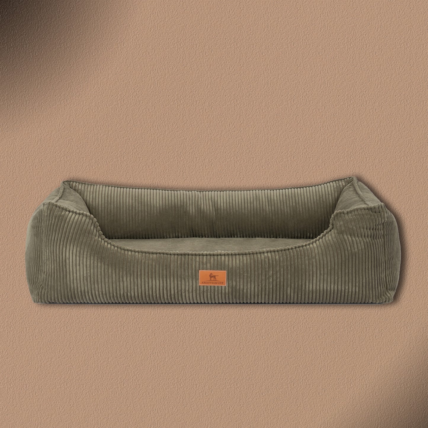 Knuffelwuff Orthopädisches Hundebett aus Cord mit Handwebcharakter Nunavut