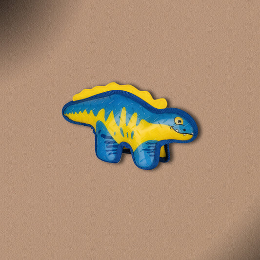 Knuffelwuff Hundespielzeug Dinosaurier Brachiosaurus aus Gummi und Gewebe