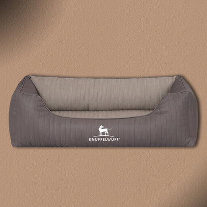 Knuffelwuff Orthopädisches Hundebett Outlander aus laser-gestepptem Kunstleder
