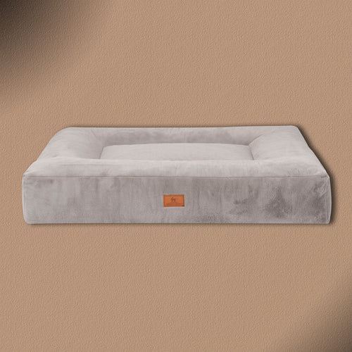 Knuffelwuff orthopädisches Hundebett mit kuschelig weichem Kaninchen Fellimitat Midland