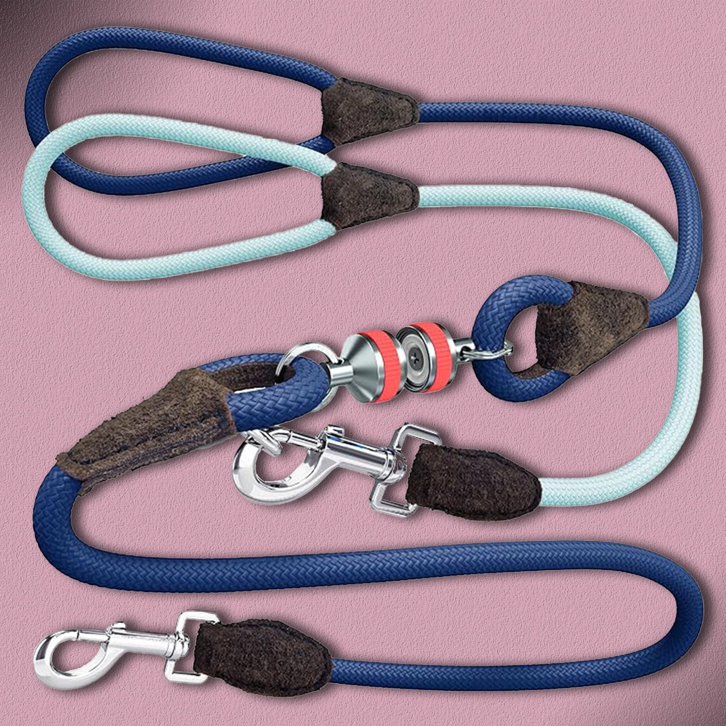 Little Captain Zauberleine | kindersichere Hundeleine mit Magnetschlaufe | auch für Schul-, Therapie- und Begleithunde