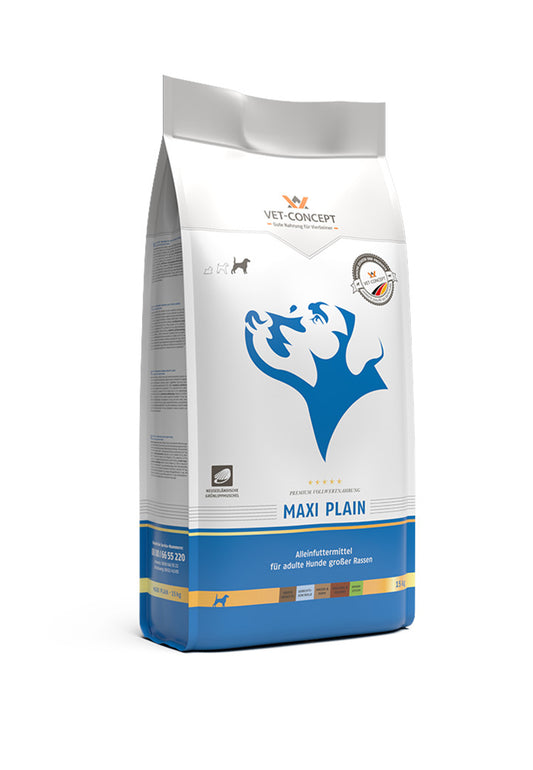 2x15kg Vet Concept Maxi Plain Trockenfutter