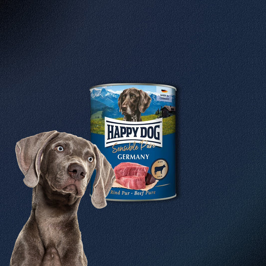30x800g Happy Dog Sensible Pure Germany Adult Rind Pur