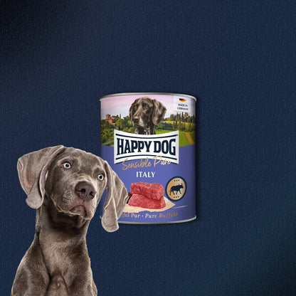 30x800g Happy Dog Sensible Pure Italy Adult Büffel Pur