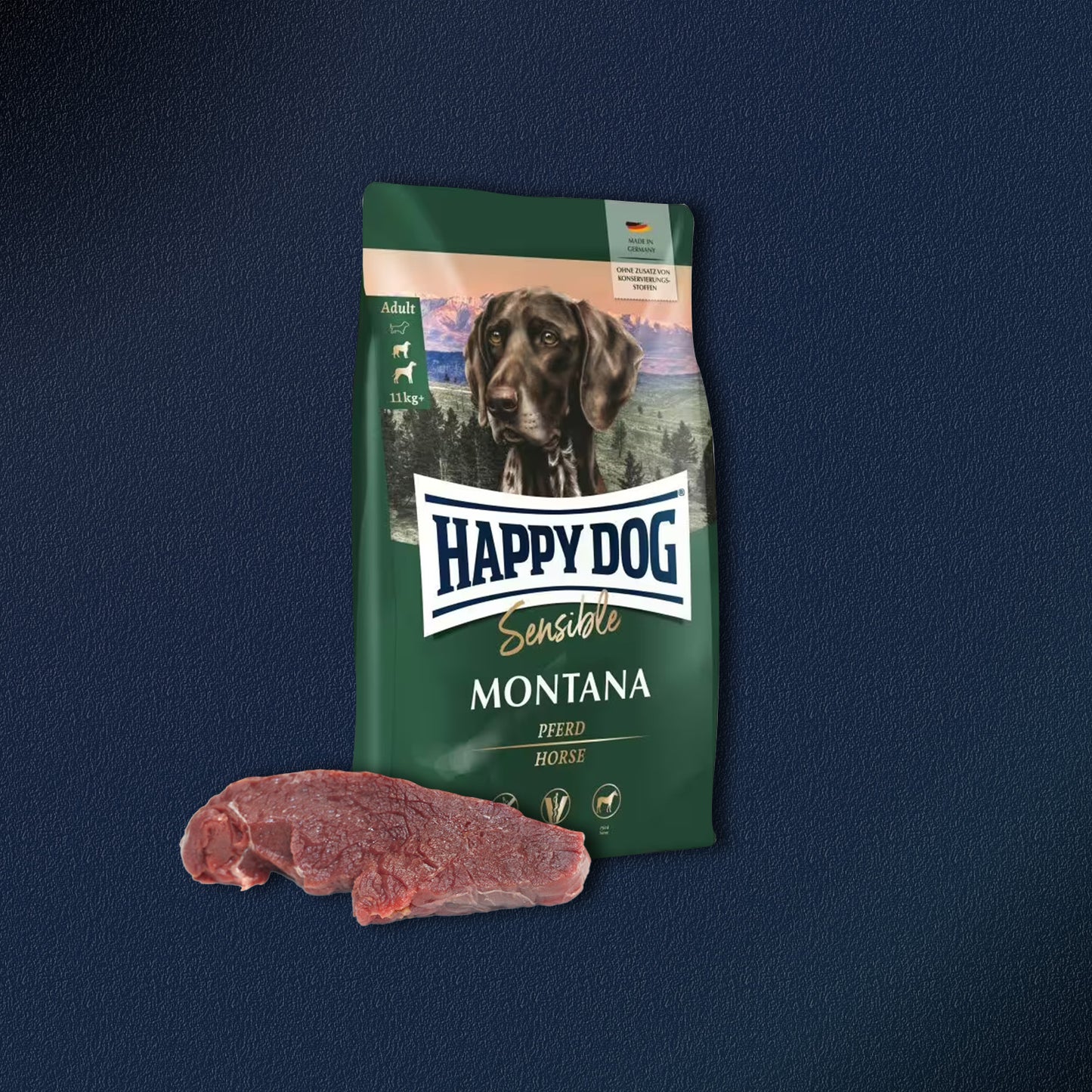 2x10kg Happy Dog Sensible Montana Adult Pferd