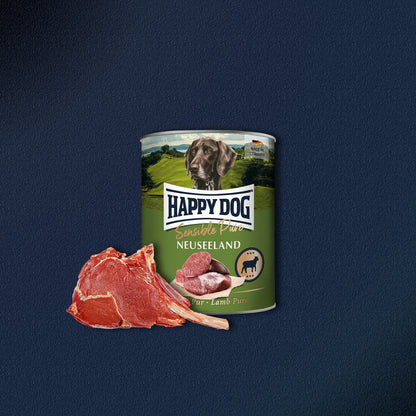 30x800g Happy Dog Sensible Pure Neuseeland Adult Lamm Pur
