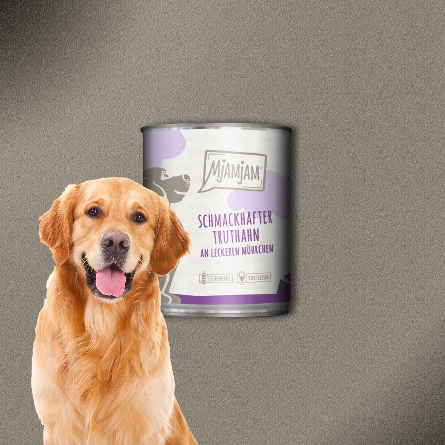 30x800g MjamMjam Schmackhafter Truthahn an leckeren Möhrchen